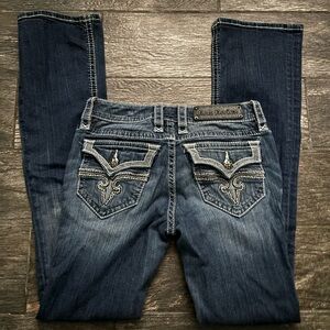 Rock Revival Dark Blue Bootcut Jeans